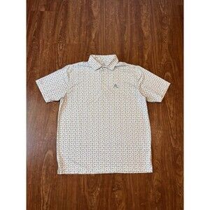 Rhoback Men's Golf Cart & Alligator Performance Polo T-Shirt Large
